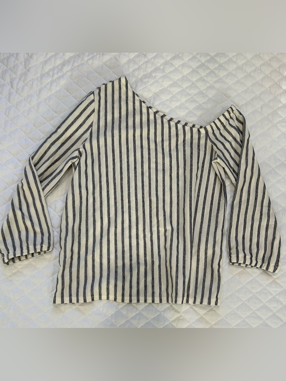 Banana Republic Striped One-Shoulder Asymmetrical Top - Size XS
